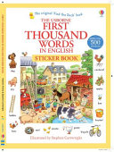 First Thousand Words in English - Heather Amery