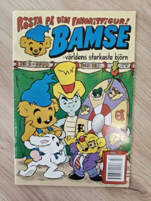 Bamse nr 3, 1999 — Bamse – världens starkaste björn po szwedzku - Rune Andréasson