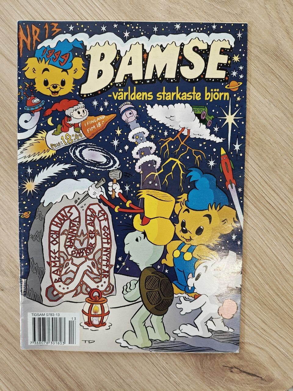 photo_5251595197773192797_y Bamse nr 13, 1999 — Bamse – världens starkaste björn po szwedzku - Rune Andréasson - obrazek 1