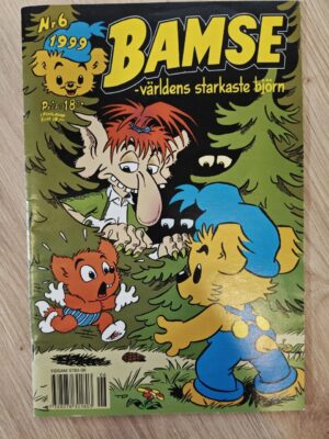 Bamse nr 6, 1999 — Bamse – världens starkaste björn po szwedzku - Rune Andréasson