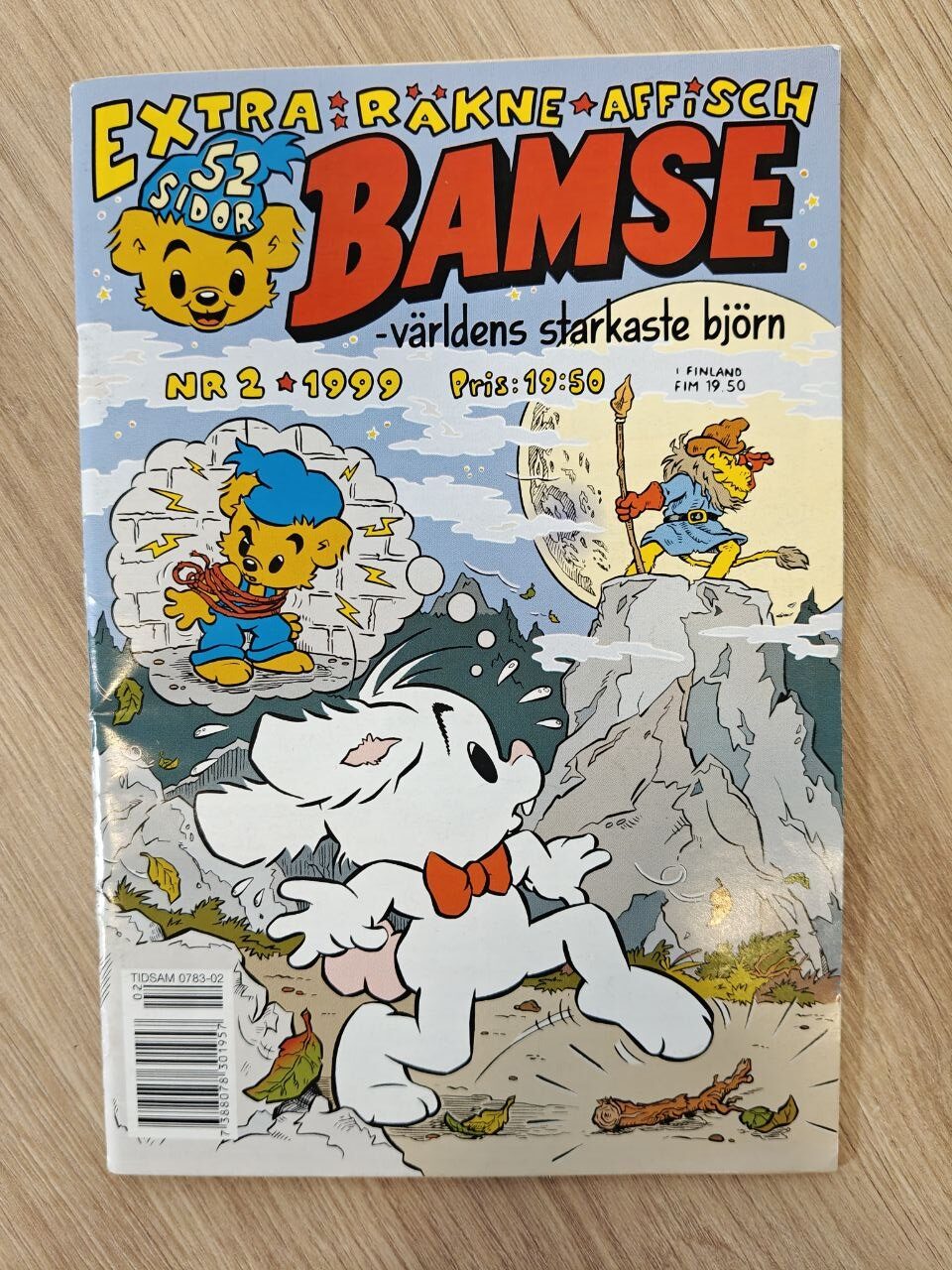 photo_5251595197773192808_y Bamse nr 2, 1999 — Bamse – världens starkaste björn po szwedzku - Rune Andréasson - obrazek 1